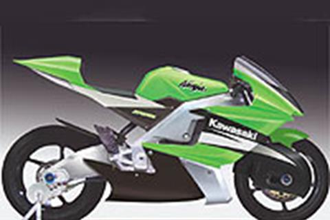 Kawasaki GP prototype tests chassis at Suzuka