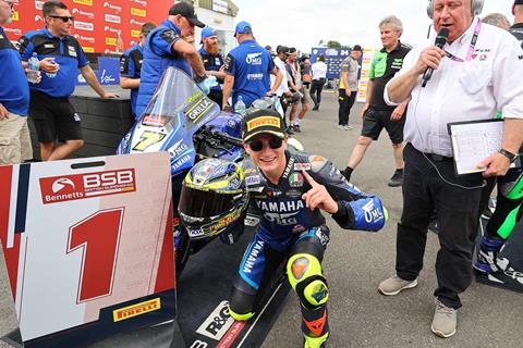 BSB Thruxton: Ryan Vickers beats Max Cook to secure sprint race victory