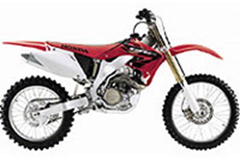 Honda unveil 2004 CR off-road range