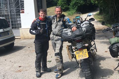 Seventeen-year-old motorcyclist tackles Trans Euro Trail adventure immediately after A1 licence pass