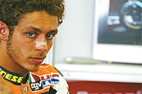 Rossi top by half-a-second