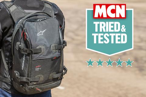 Alpinestars AMP-7 rucksack review | Neevesy gives five stars across the board after 10k miles