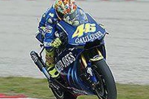 Rossi on provisional pole