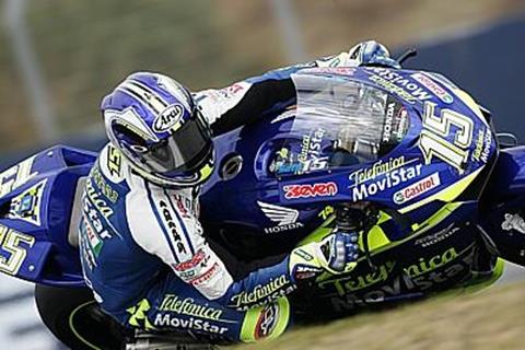 Gibernau on Oz pole