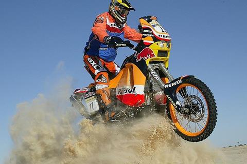 Dakar stage cut short