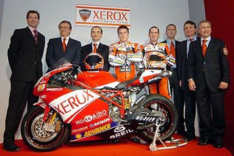 Ducati launch 2005 team