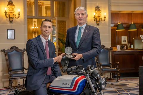 Maeving awarded prestigious Simms Medal by the Royal Automobile Club for motorcycling innovation