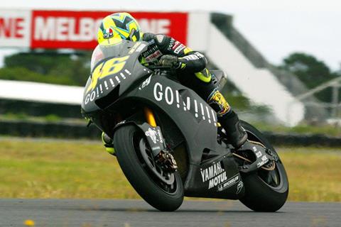 Rossi tops Yamaha test