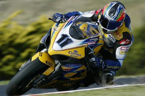 Corser on Valencia pole