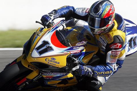 Corser tops first day