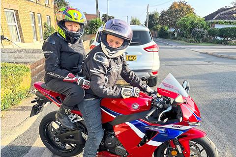 I took my mum for a Honda CBR600RR pillion ride and here's what she thought of the experience