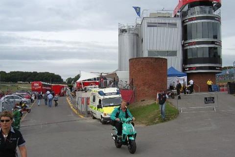 Brands WSB in pitlane