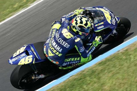 Rossi takes fifth in a row