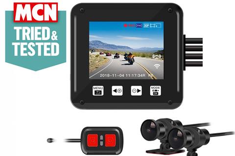 Vsysto Motorcycle Dash Cam review | A good value unit delivering high-quality images day and night