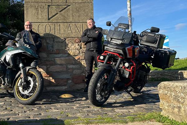 I covered 1025 miles in 24hrs on a Pan America to link the ancestral homes of Harley and Davidson