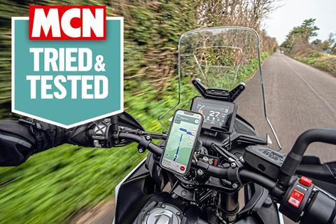 Motorcycle phone mounts | For easy access to navigation and other apps on your phone while you ride