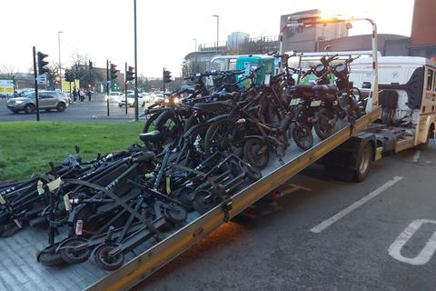 Battery bike crackdown | Derbyshire cops seize 99 illegal electric two-wheelers in one month