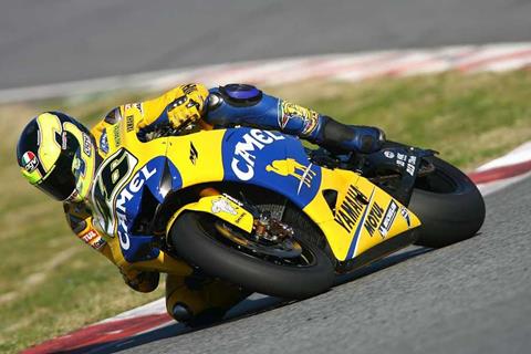 Rossi tops second day