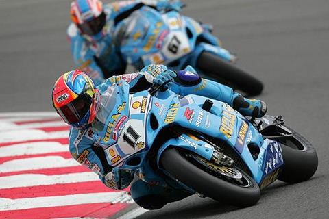 Rizla test GSX-R in Spain