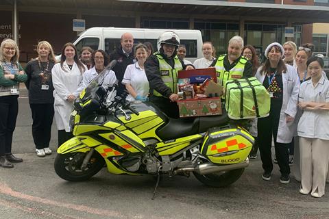 Lincs Blood Bikes boost distance covered in 2024 by 30% racking up a life-saving 180,000 miles