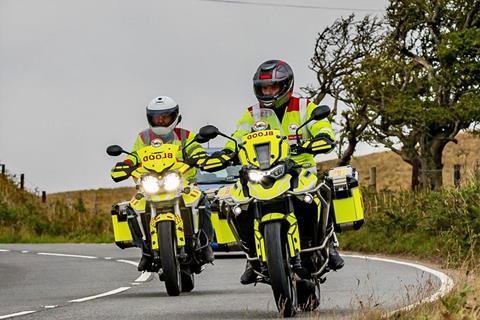 Lincs Blood Bikes boost distance covered in 2024 by 30% racking up a life-saving 180,000 miles