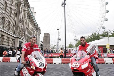 GP bikes ride in London