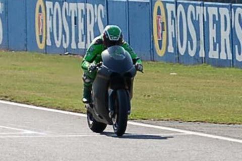 McCoy tests Brit GP bike