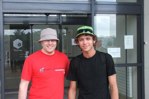 Bumping into Rossi at Le Mans airport