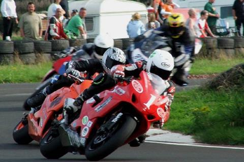 Action from the Hislop Trophy Race