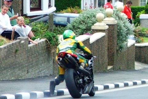 Man and machine battling the TT course