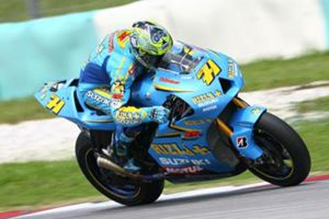 Suzuki fastest in Sepang