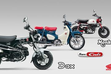 Modern mini retros tweaked! Honda update the Dax, Monkey and Super Cub for 2025