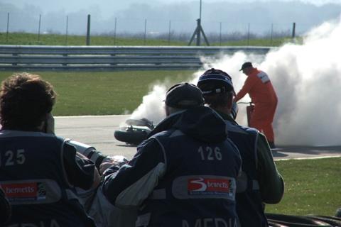 Plater crashes at Snetterton