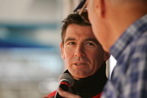 Corser second after crash