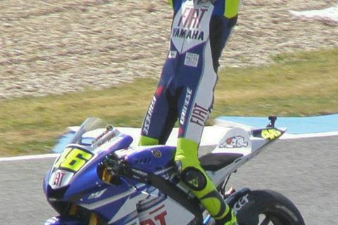 Rossi celebrates Jerez win