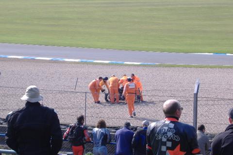 Polita's crashed bike