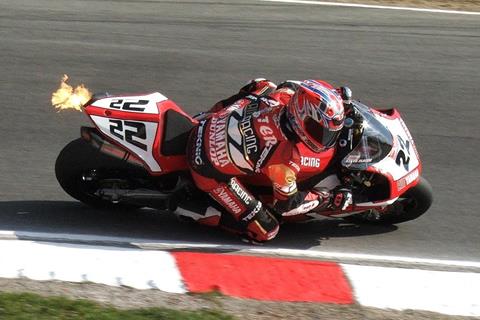 Flaming Steve Plater, Brands Hatch April 7