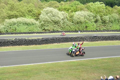 Hill top view of Oulton Park