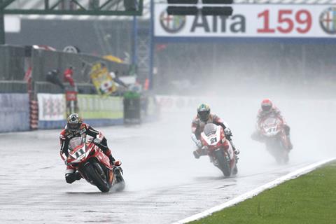 Rain stops play at Silverstone