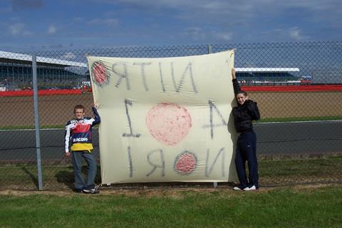 Nori supporters' day out at Silverstone