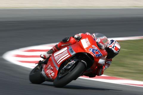 Catalunya MotoGP: Stoner fastest in Warm-up