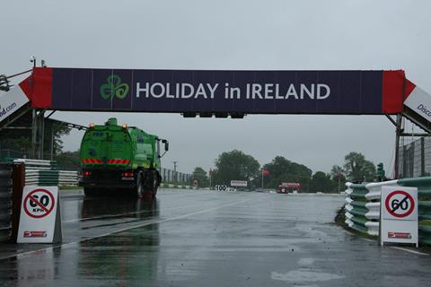 Gloomy Mondello Park for start of British Superbike round