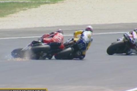 Video: Biaggi/Haga crash and WSB Misano highlights