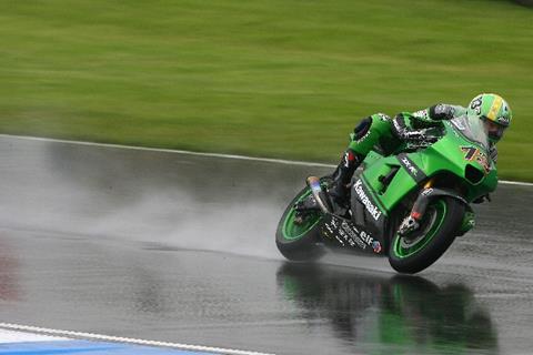 British MotoGP: Anthony West tops morning warm-up at British GP