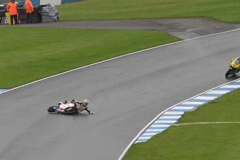 Donington crash shots