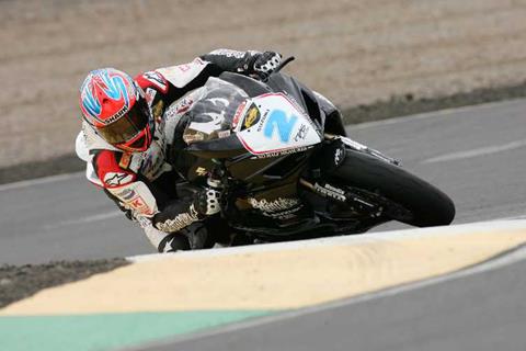 Knockhill British Superbikes: Michael Laverty secures pole for British Supersport race