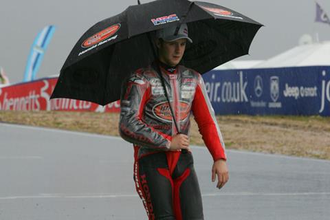 Knockhill British Superbikes: Jonathan Rea wins race one at rain soaked Knockhill