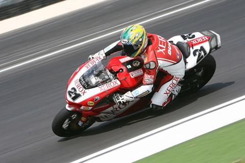 Troy Bayliss from Toseland and Haga in Vallelunga