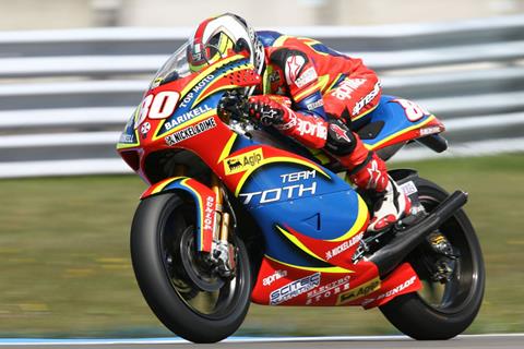 German MotoGP: Hector Barbera fastest in 250 free practice