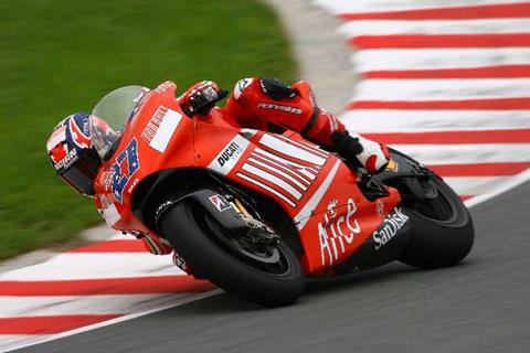 German MotoGP: Casey Stoner storms to Sachsenring pole